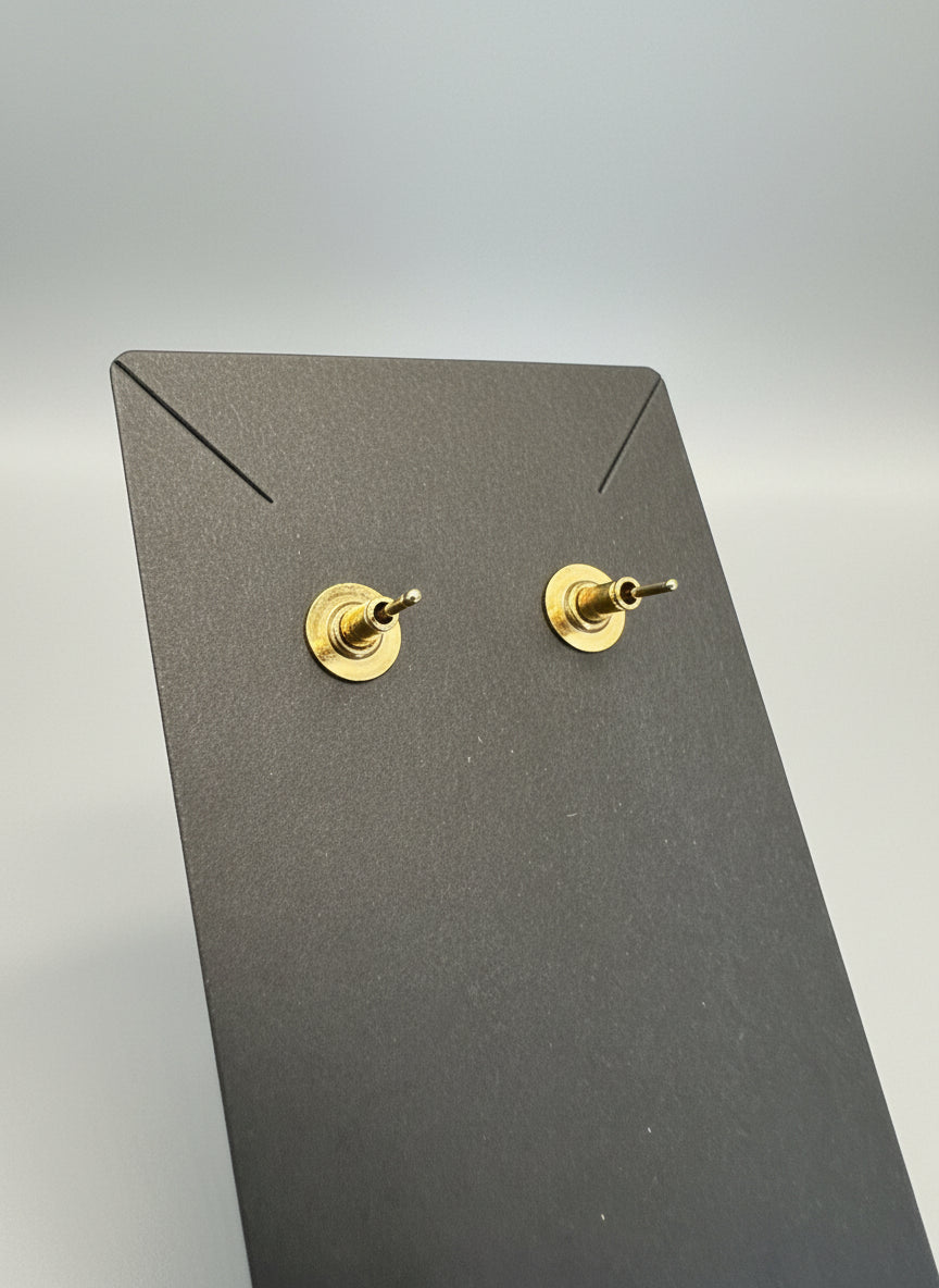 Indian Style Gold Diamond Studded Dangle Earrings