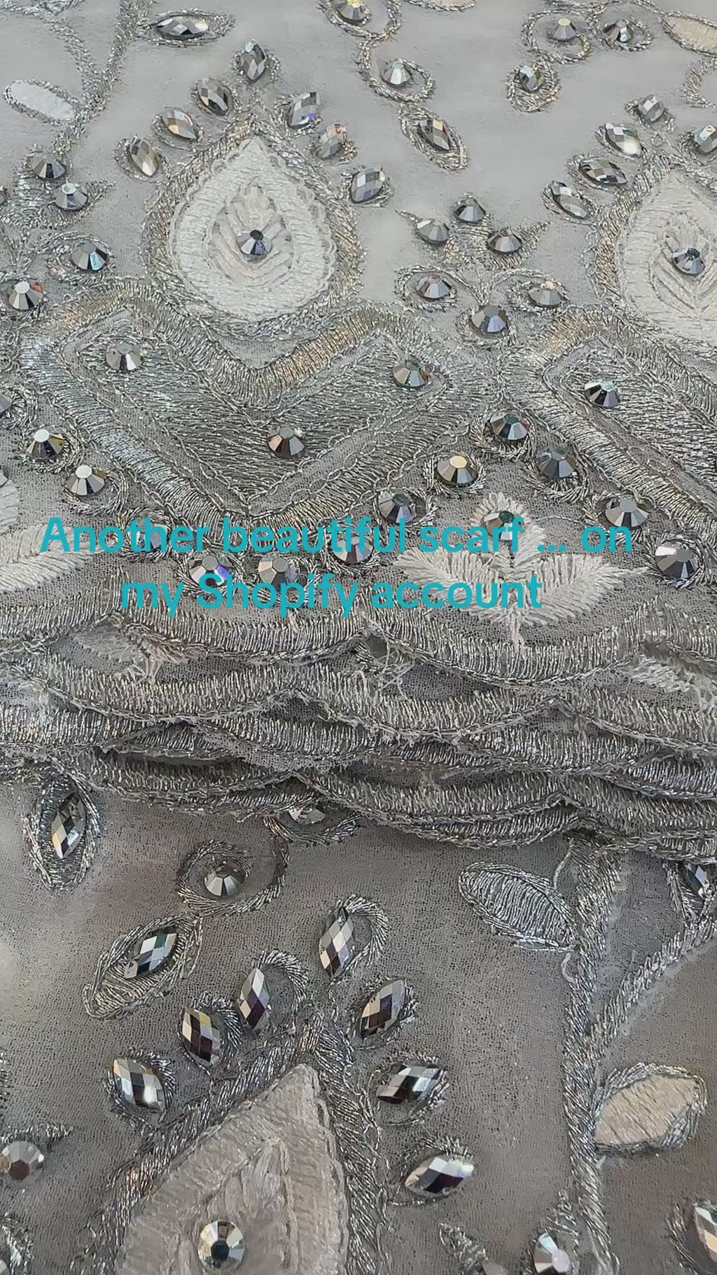 Beautiful detail scarf from Dubai