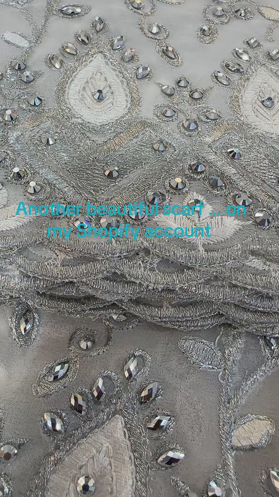 Beautiful detail scarf from Dubai